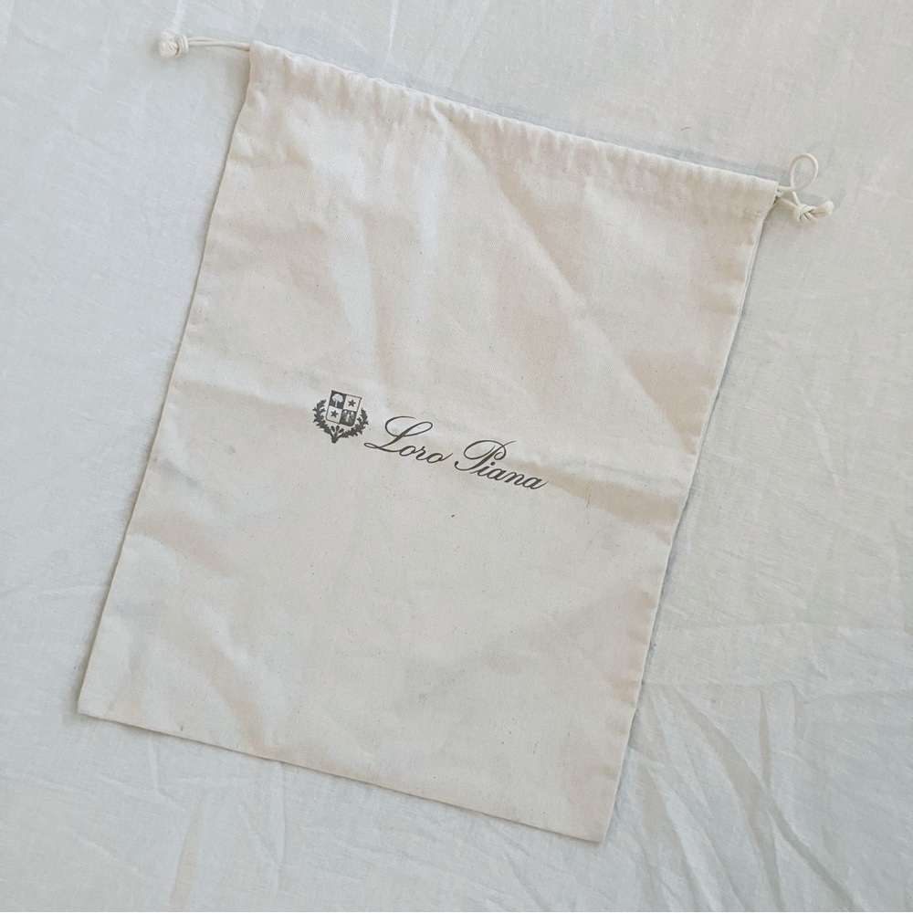 Loro Piana • Dust Bag in Cream Canvas